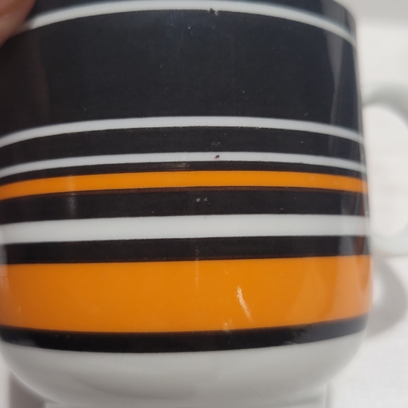 WP Thomas Rosenthal single cup black orange stripe Made in Germany - Picture 10 of 13